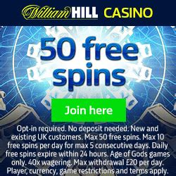 william hill casino 50 free spins lwwi canada