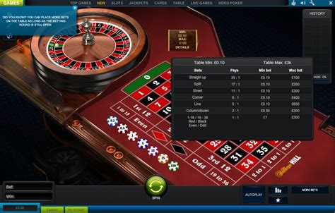 william hill casino roulette demo acet