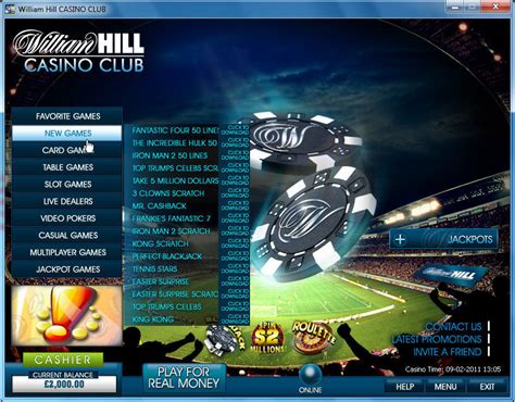 william hill casino software tvhz