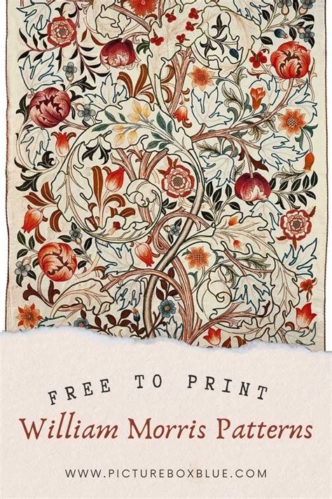 William Morris Designs And Patterns