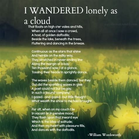 william wordsworth daffodils poem