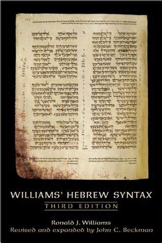 williams hebrew syntax pdf