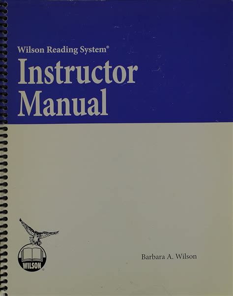 wilson system instructor manual