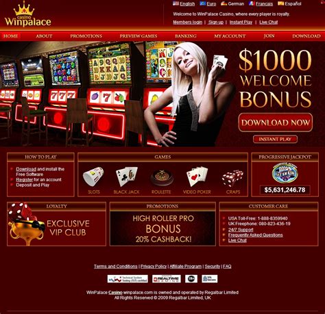 win palace casino bonus codes