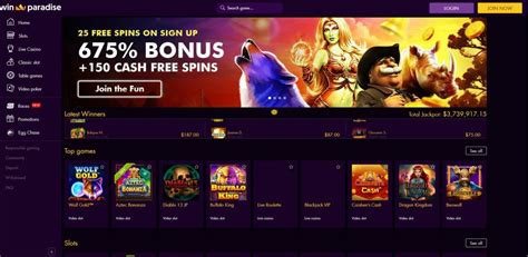 win paradise casino sign up bonus comt france