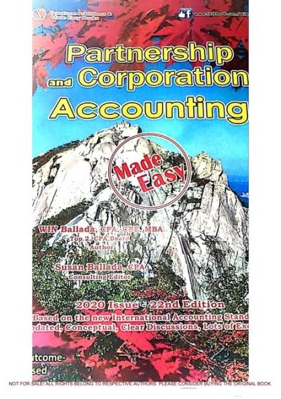 Read Win Ballada Partnership And Corporation Accounting Answers 