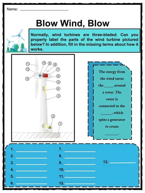 Wind Energy Facts Amp Worksheets Kidskonnect Wind Energy Worksheet Grade 5 - Wind Energy Worksheet Grade 5