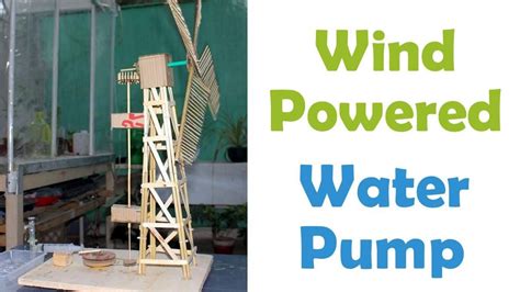windmill driven water pump project