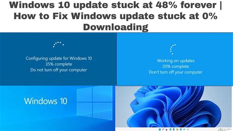 windows 10 stuck at 0 update