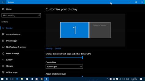 windows 10 will not keep the display settings for presentation …