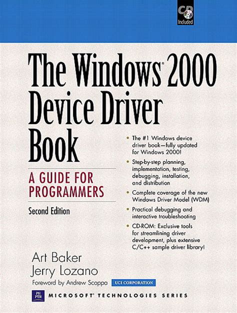 Windows 2000 Device Driver Model A Developers Guide From The Instructors At Productivity Point With Cdrom Next Level