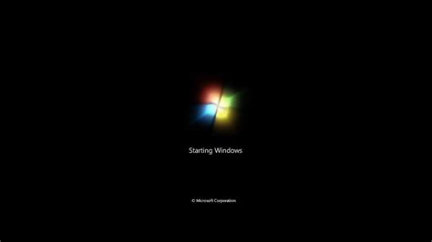 windows 7 boot up screen animation
