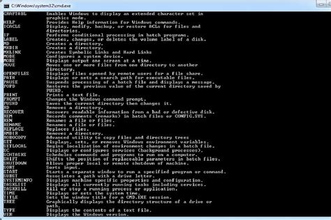 Windows 7 Cmd Command Line