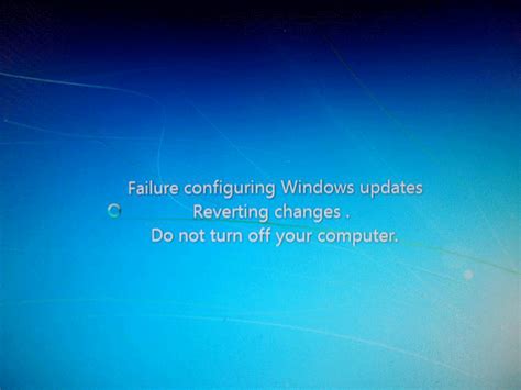 windows 8 update failed reverting changes