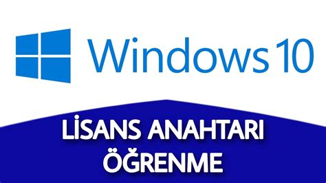 windows lisans öğrenme 