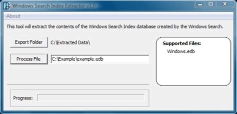 windows search index extractor