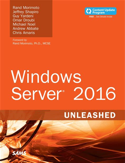 Windows Server 2016 Unleashed Includes Content Update