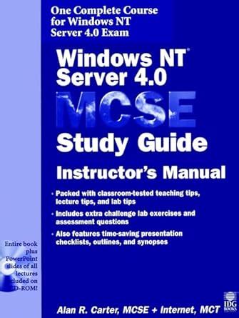 Windows Nt Server 4.0 McSe Study Guide