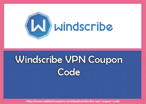 windscribe vpn promo code