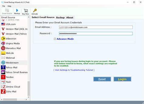Windstream Email Settings