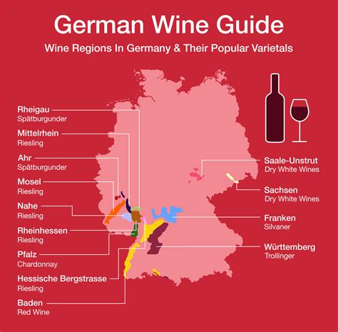 wine guide famous german red and white wines and