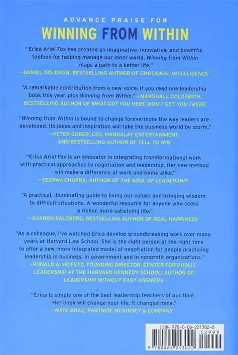 Winning From Within: A Breakthrough Method For Leading, Living, And Lasting Change