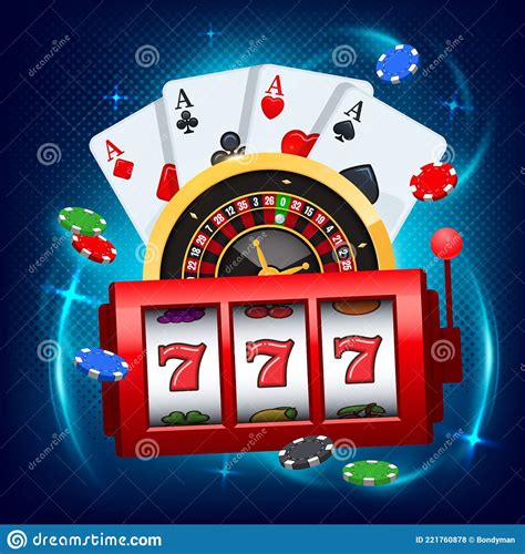 Winning Slot Machine  Playing Cards And Roulette Wheel Fly Casino  Online Casino Vector Illustration  Concept On Blue Background  Casino Vector Illust Stock Vector Image   Art - How To Win Slot Game Online