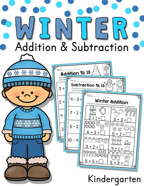 Winter Addition And Subtraction Worksheets For Kindergarten Free Adding And Subtracting Kindergarten Worksheet - Adding And Subtracting Kindergarten Worksheet