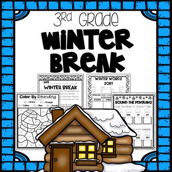 Winter Break Homework Packet 3rd Grade Winter Break Second Grade Homework Packet - Second Grade Homework Packet