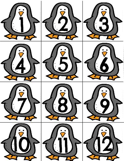 Winter Counting Penguins Numbers 1 10 Worksheet Penguin Math Worksheet - Penguin Math Worksheet