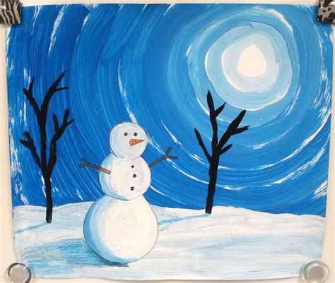 Winter Drawing Ideas Amp Art Projects For Kids Seasons Drawing For Kids - Seasons Drawing For Kids