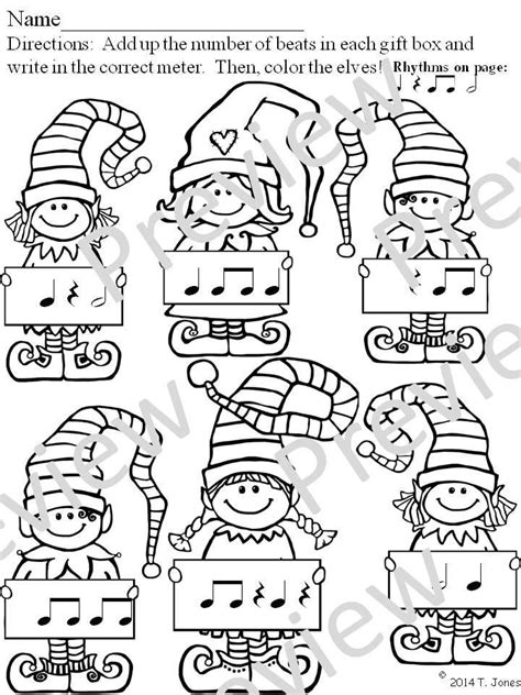 Winter Music Math Rhythm Worksheets Winter Music Theory 1st Grade Worksheet Music - 1st Grade Worksheet Music