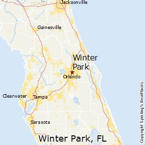 winter park florida map