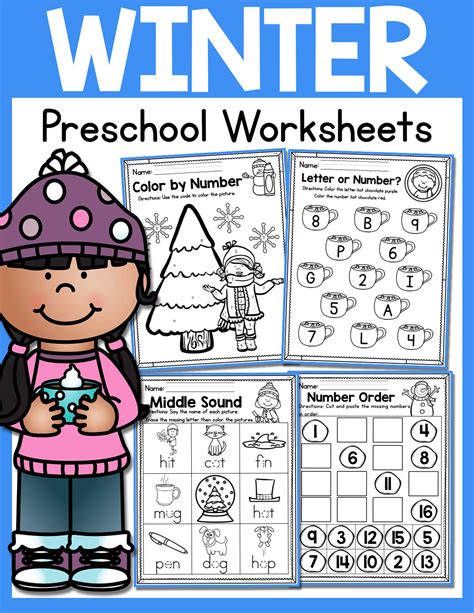 Winter Preschool Worksheets January Made By Teachers Preschool Winter Worksheets - Preschool Winter Worksheets