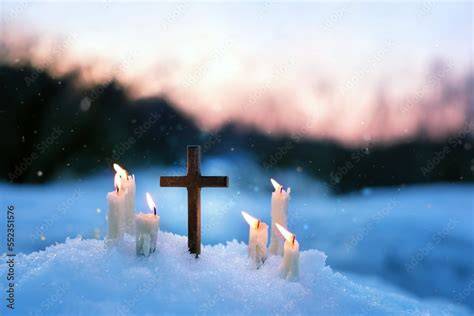 winter scene advent