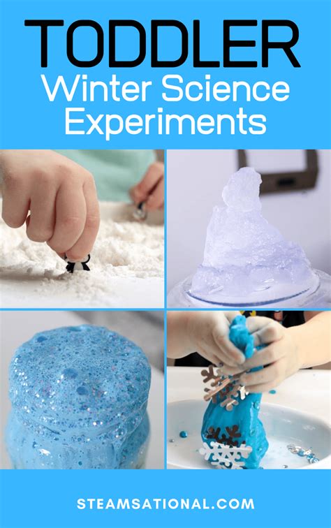 Winter Science Experiments For Toddlers Science Toddlers - Science Toddlers