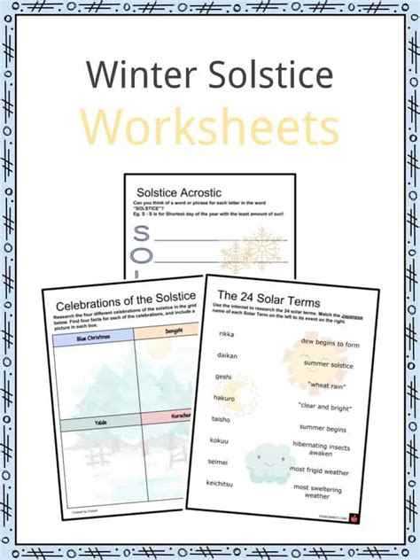 Winter Solstice Facts Amp Worksheets Kidskonnect Winter Solstice Worksheet - Winter Solstice Worksheet
