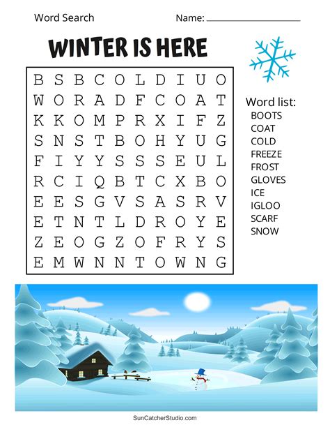 Winter Word Search