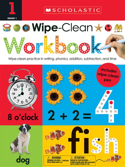 Wipe Clean Workbook 1st Grade Scholastic Early Learners Scholastic First Grade Workbook - Scholastic First Grade Workbook