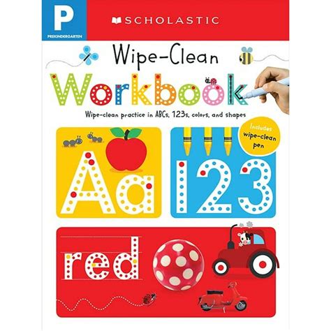 Wipe Clean Workbook Pre K Scholastic Early Learners Workbook For Pre K - Workbook For Pre K