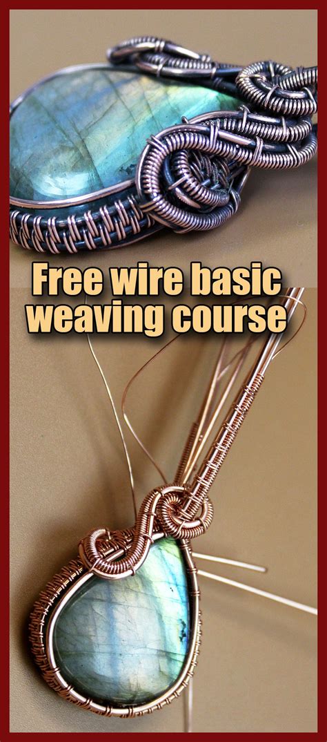 Wire Jewelry Tutorial Basic Weaving Techniques Lesson