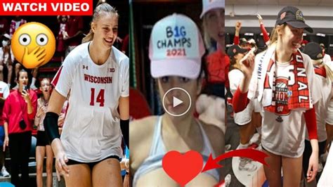Wisconsin volleyball lockeroom videos