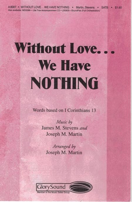 without love we have nothing