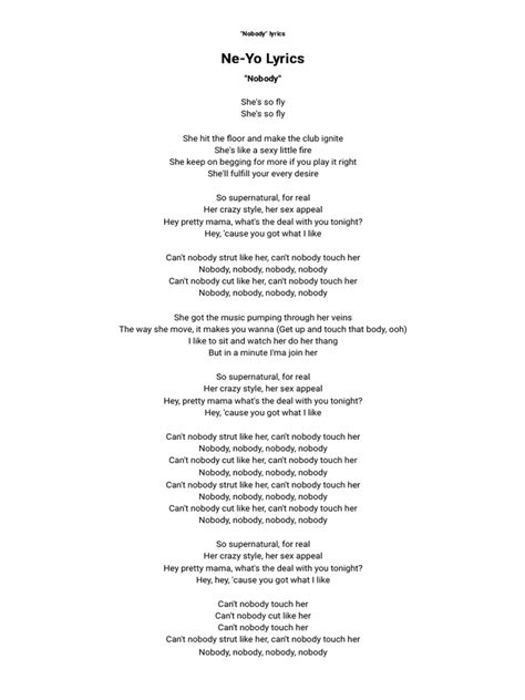 Without Ne Lyrics