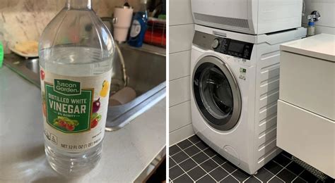 witte azijn in de wasmachine