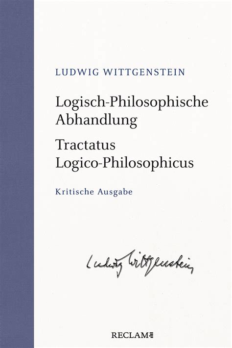 wittgenstein logisch philosophische abhandlung pdf