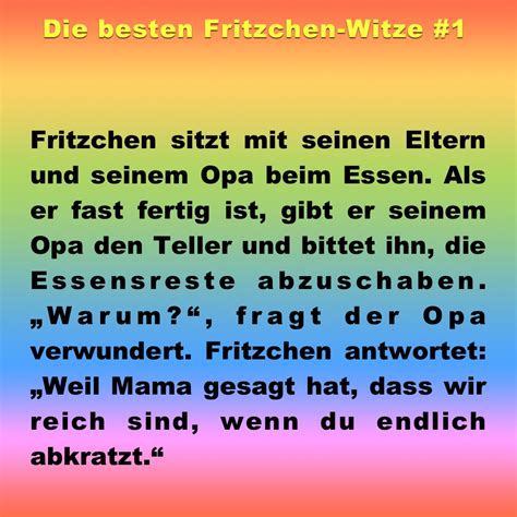Witze über Fritzchen
