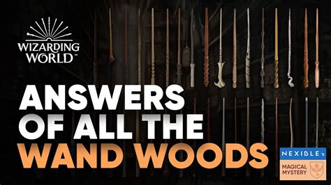 wizarding world wand quiz answers
