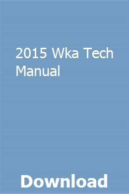 Wka Engine Tech Manual 2015