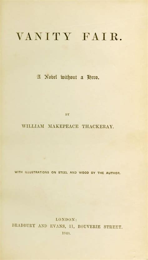 Wm Thackeray Vanity Fair